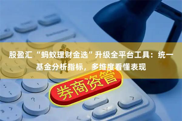 股盈汇 “蚂蚁理财金选”升级全平台工具：统一基金分析指标，多维度看懂表现
