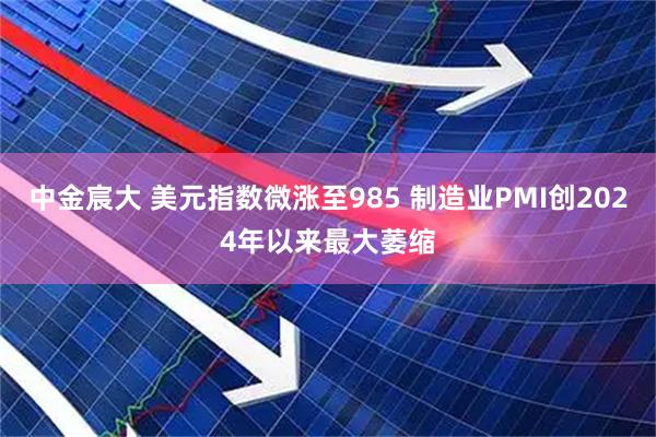 中金宸大 美元指数微涨至985 制造业PMI创2024年以来最大萎缩